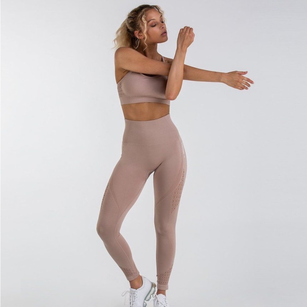 Gymshark Energy Seamless Crop Vest and leggings